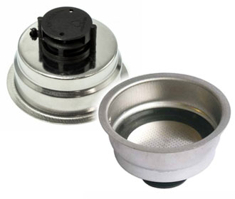 2-cup pressurized filter basker for Delonghi EC155/156