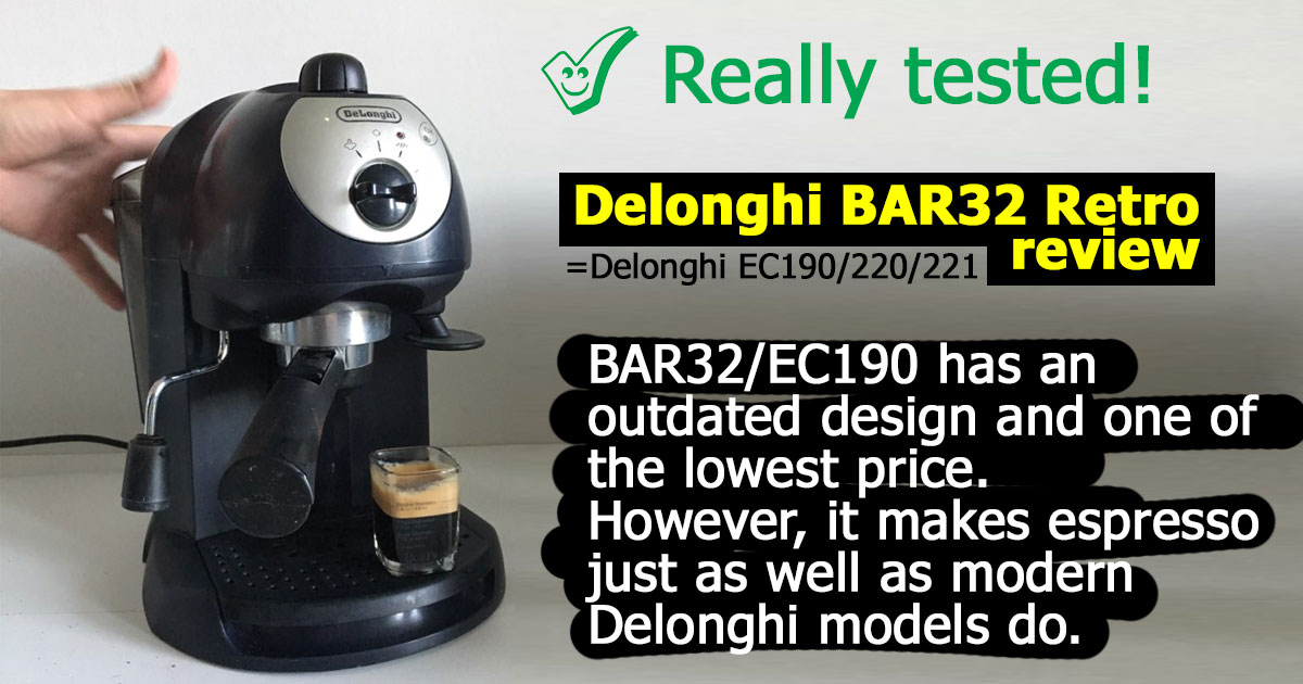 Should you buy Delonghi's outdated espresso machines in 2019? De 