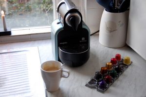 Nespresso capsule coffee maker`