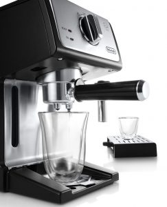 Double drip tray introducen on Delonghi ECP 3420 for the US market