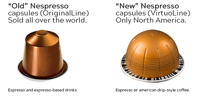 The difference between Nespresso VS Dolce Gusto pods