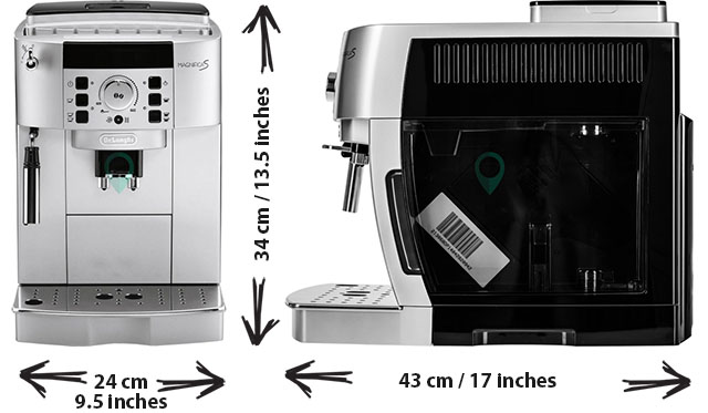 Charmant stimuleren Humaan My Delonghi ECAM22110SB (22.110/21.116/21.117) Review and Comparison with  ESAM3300 and ECAM 23.420/23.210/23.120 | 101Coffeemachines.Info