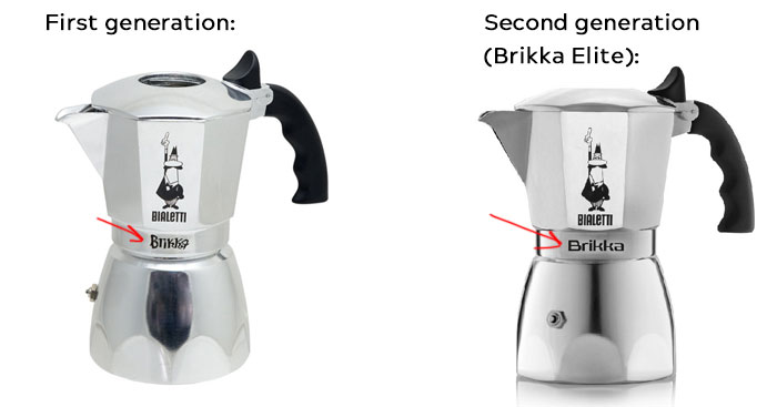 Bialetti Brikka Old and New model