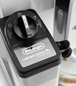 Delonghi's more or less foam regulator, which Saeco/Gaggia doesn't have
