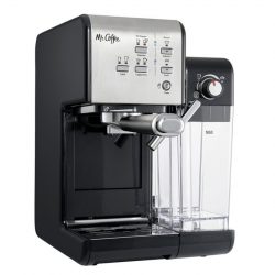 Mr. Coffee One-Touch CoffeeHouse+ Espresso, Cappuccino, and Latte Maker,  Grey